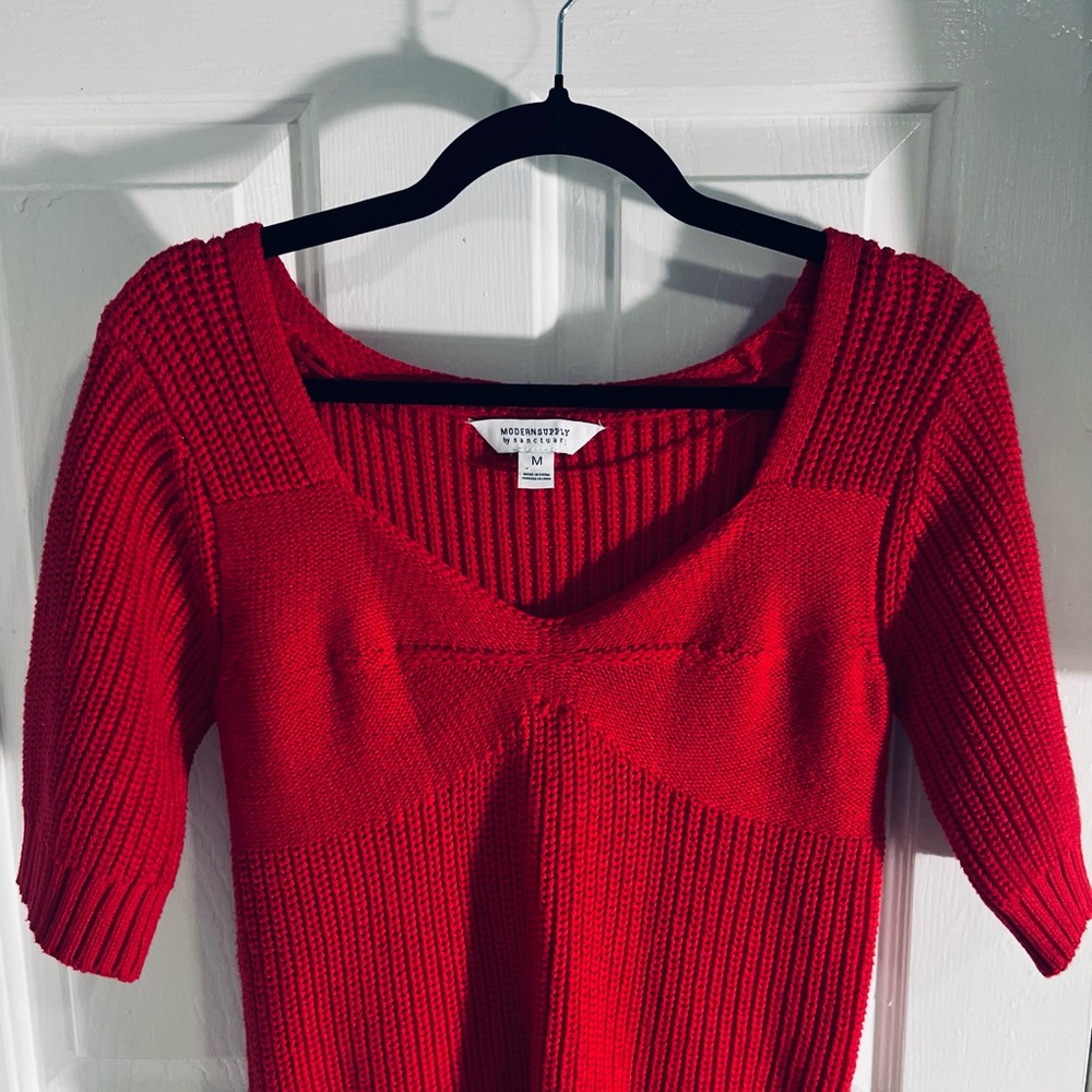 Modern Supply by Sanctuary Scarlet V-Neck Sweater